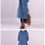 Thumbnail: Women Autumn Winter Dress New Retro Corduroy Vestidos Add Velvet High Neck Dress