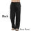 Thumbnail: Fashion Mens Linen Wide Pants Korean Trousers Oversize Sports Streetwear Male Sp