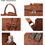 Thumbnail: Backpack Purse For Women Leather Fashion Designer Backpack  2-Piece Set Converti