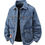 Thumbnail: Autumn and Spring Fashion Trend Outdoor Sports Vintage Workwear Denim Jacket Men