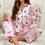 Thumbnail: Pajamas For Women's Home Clothes Suit Autumn Long Sleeve Turn-down Collar Tops &