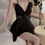 Thumbnail: Chemise Women Gown Sleepdress Sexy Lace Nighty Robe Spaghetti Strap Sleepwear Su