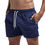 Thumbnail: Mens Swim Trunks with Mesh Lining Side Pockets Solid Beach Shorts Quick Dry Ligh