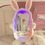 Thumbnail: Aesthetic Compact Cute Mirror Modern Light Smart Dressing Led Funky Mirror Girls
