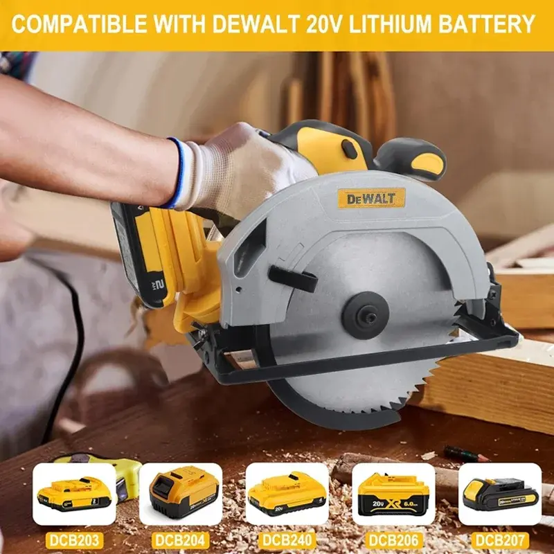 Dewalt 5000RPM Brushless Circular Saw  7 Inch Cordless Handheld Woodwork Saw Adj