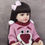 Thumbnail: 22Inch 55CM Handmade Full Soft Viny Reborn Dolls Children Dress Up Toy Toddler C