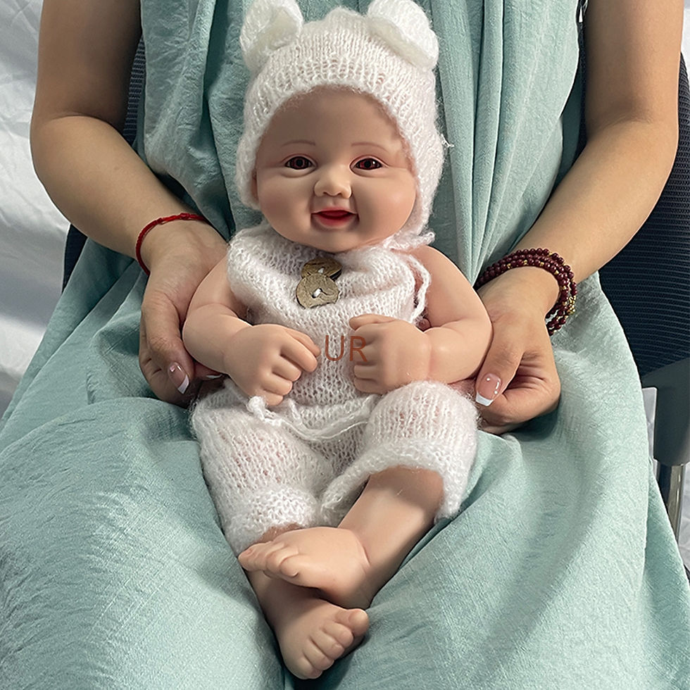 16Inch Painted Floppy Reborn Girl Doll Platinum Full Silicone Rebirth Baby Reali