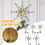Thumbnail: 20-Lights Christmas Star Tree Topper Multi-Pointed Pre-lit Glittered Snowflake T