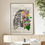Thumbnail: Cerebrum Flower Anatomy Art Poster Waterproof HD Art Wall Decal Self-Adhesive Pr