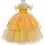 Thumbnail: Princess Dress Kids Cosplay Costumes for Girls Disguise Costumes Yellow Fancy El