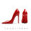 Thumbnail: Lacquer leather wine red high heels, women's thin heels, sexy shallow mouth, lar