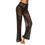 Thumbnail: Womens Cover Up Pants Sexy Hollow Out Crochet Pants High Waist Mesh Beach Casual