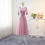 Thumbnail: MNZ-120#Bridesmaid Dress Grey Pink Champagne Sky Blue Free Customization Large S