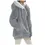 Thumbnail: Autumn Winter Fashion Women's Coat New Casual Hooded Zipper Lady Clothes Cashmer