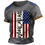 Thumbnail: American Flag Street Style Men's 3D Print T-Shirt Tee Vintage American Independe