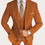 Thumbnail: Formal Men's Groom Tuxedos Three-Piece Peak Lapel Suit Solid Jacket Vest Pants P