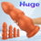 Thumbnail: 4 Size Big huge anal beads butt plug smooth soft silicone dilatador anal dildo p