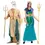 Thumbnail: Couple Neptune King Sea Siren Mermaid Queen Costume Men Poseidon Costumes Fantas
