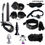 Thumbnail: BDSM Kits Sex Bondage Set Handcuffs Gag Whip Nipple Clamps Erotic Sex Toys for W