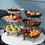 Thumbnail: Table Plates Dinnerware Kitchen Fruit Bowl with Floors Partitioned Candy Cake Tr