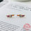 Thumbnail: Real 925 Sterling Silver Colorful Zircon Geometric Mini Stud Earrings for Women 