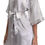 Thumbnail: Satin Robe Female Intimate Lingerie Sleepwear Silky Bridal Wedding Gift Casual K