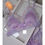 Thumbnail: MOYISU Girls French Bra Thin Triangle Cup Purple Embroidery Light Luxury Silk Se