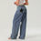 Thumbnail: Women Fashion Jeans Star Pattern Loose Denim Pants Spring Fall Casual Low Waist 
