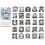 Thumbnail: 50 sheets Retro Christmas PET Scrapbooking Stickers Pack Waterproof Decoration S
