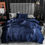 Thumbnail: Cheap Price Custom Silk Satin Duvet Cover Set 3 Pieces Soft Solid Color Quilt Co