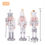 Thumbnail: 3PCS Macaron Candy Series Nutcracker Puppet Soldier 13CM Christmas Tree Pendant 