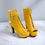 Thumbnail: Ankle Boots For Women Shoes Platform Summer Sandals Sexy Peep Toe Buckle Yellow 
