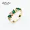 Thumbnail: Tourmaline Ring Fashionmonger Personalized Student Female Emerald