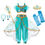 Thumbnail: Baby Girls Cosplay Disney Jasmine Costume Aladdin Princess Dress Kids Magic Lamp