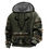 Thumbnail: Men's Vintage Ethnic Style Geometric 3D Print Hoodie Cowboy Hat Hooded Long Slee