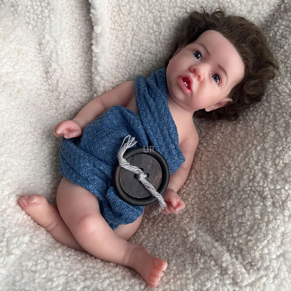 13.38'' Realistic Newborn Reborn Doll Small Cute Silicone Soft Toy DIY Gift for