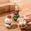 Thumbnail: Christmas Series Craft Resin Animal Party Creative Mini Christma Tree Old Girl K