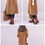 Thumbnail: Women Autumn Winter Dress New Retro Corduroy Vestidos Add Velvet High Neck Dress