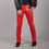 Thumbnail: Men Fashion Rock Style PU Leather Pants Night Club Dance Pants Male Faux Leather