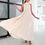 Thumbnail: Women Sexy Off Shoulder Gala Dress New Elegant Solid Swing Loose Party Dres