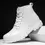 Thumbnail: Mens Boots Casual White Leather Shoes New Style Young Fashion Non-slip Street Cl