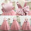 Thumbnail: Flower Girl Wedding Party Dresses Pink New 2025 Girls Princess Dress Round Neck 