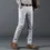 Thumbnail: New Mens Spring Summer Business Casual Pants Fashion Cotton Soft Stretch Straigh