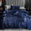 Thumbnail: Hot Sale Luxury Satin Bedding Set 100% Satin Smooth Natural Cooling Size & King 