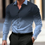 Thumbnail: Gradient Men's Clothing Soft and Comfortable Men's Shirt Summer Hawaiian Shirt H