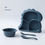 Thumbnail: 1set Baby Bowls Plates Spoons Forks Food Tableware Set Kid Dishes Dinosaur Food 