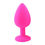 Thumbnail: Silicone anal plug with diamond and anal plug for sexual purposes