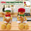 Thumbnail: Christmas Gingerbread Doll Sitting Posture Cartoon Chef Hat Biscuit Man Doll Toy