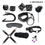 Thumbnail: BDSM Kits Sex Bondage Set Handcuffs Gag Whip Nipple Clamps Erotic Sex Toys for W