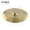 Thumbnail: 14-16 Inch Drum Brass Cymbals Percussion Splash Crash Hi-Hat Jazz Drum Cymbal Mu